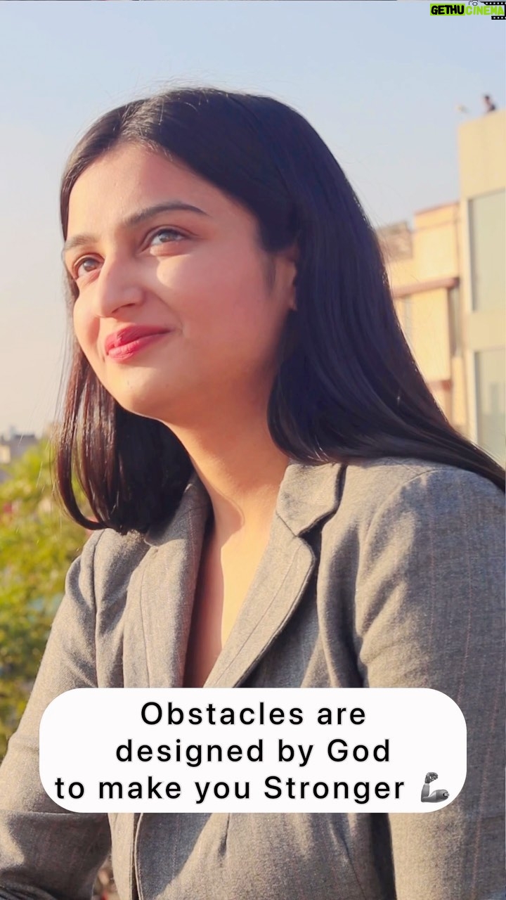 Simran Jain - 15.4K Likes - Always Remember ! 
Obstacles are designed by God to Make you stronger 🦾 
.
.
.
.
.
@imsimran.jain 
.
.
#simranjain #motivation #inthemaking