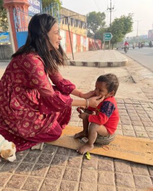 Simran Jain Instagram - His smile made my Diwali 🪔😍
.
.
.
.
.
#happydiwali #celebrations #spreadjoy #love #bornoninstagram