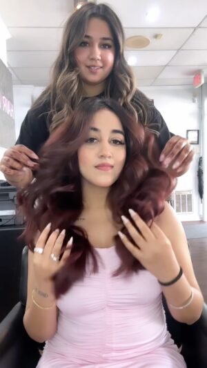 Simran Narula Instagram - @raydeoll 💕
• Best 💕
• Hair transformation 👱♀️