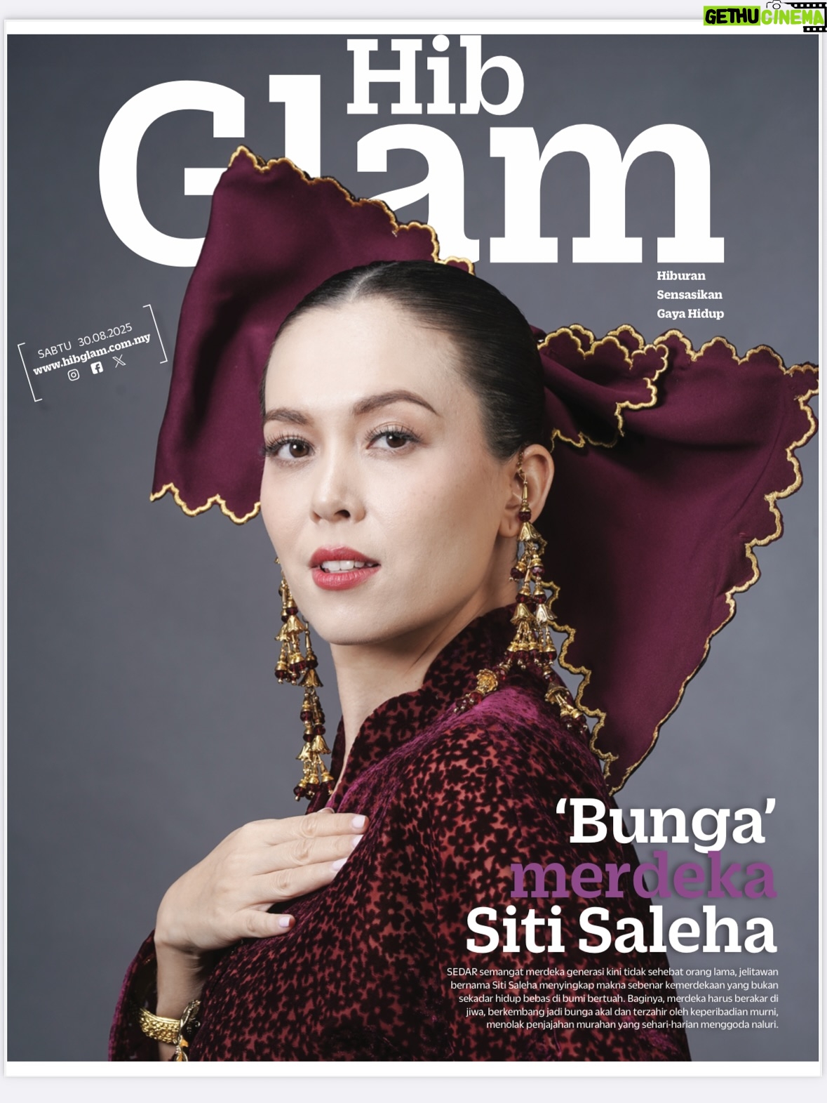 Siti Saleha - 13.1K Likes - Merdeka issue for @kosmo_online @hibglam.com.my 💙

Thank you Haikal for the write up. Get copies today
 🫶🇲🇾