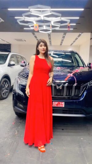 Smriti Rajput Instagram - my first self earned car ❤️🌎