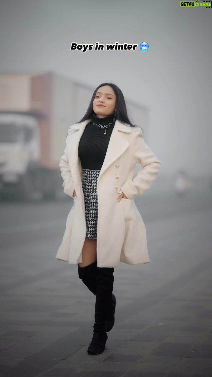 Sneha Savita - 334.3K Likes - Is it true? 😂 #snehuuuufam 🫶 

📸: @mayank_savita_ 

#snehu 
#trendingreels #winter #wintercollection #winterfashion #funny #funnyreels #viral #look #girlinwinter #winterreels #explore #explorepage #girlsboys #controversy #fun