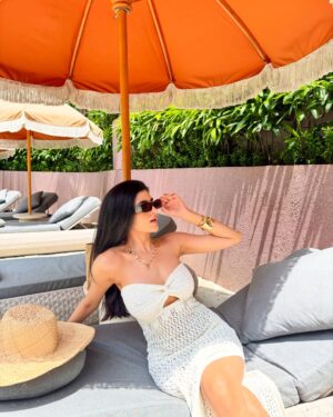 Snigdha Helenite Instagram - The music fades, but the aura stays🙂‍↔️💅

Wearing @srstore09 
Location partner @seascapesanur via @iniviehospitality 

#vacay #aesthetics #pose #outfit