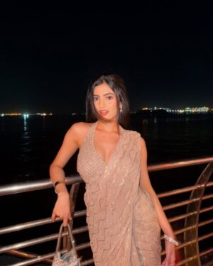 Snigdha Helenite Instagram - Just adding a little more sparkle to the world in @shakuntlamxclusif ✨