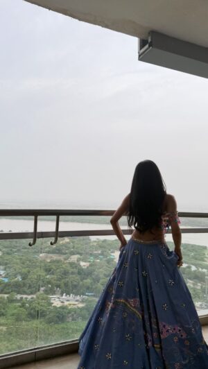 Snigdha Helenite Instagram - Shot by my lil brother, he needs training😑

Festive season outfit inspo✨
Outfit 1 @evabledesigns 
Outfit 2 @aasthasoodstudio 
Outfit 3 @nautanky 

#feeling #festive #transition