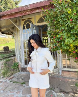 Snigdha Helenite Instagram - 🦋🌷

In @a.la.modebyakanksha