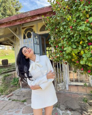 Snigdha Helenite Instagram - 🦋🌷

In @a.la.modebyakanksha