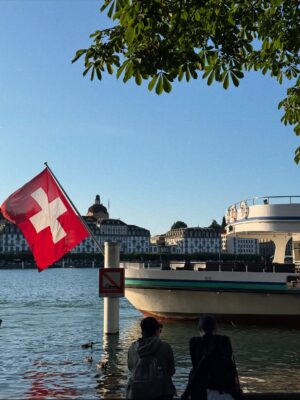 Somya Gupta Instagram - 2 hours of Lake Lucern🚂
From barely knowing each other to becoming inseparable — this trip gave us the sweetest surprise in the form of an unexpected friendship. On our last day, we took a train and a ferry, shared some great food, and just sat by the lake giggling away. Grateful for days like these✨