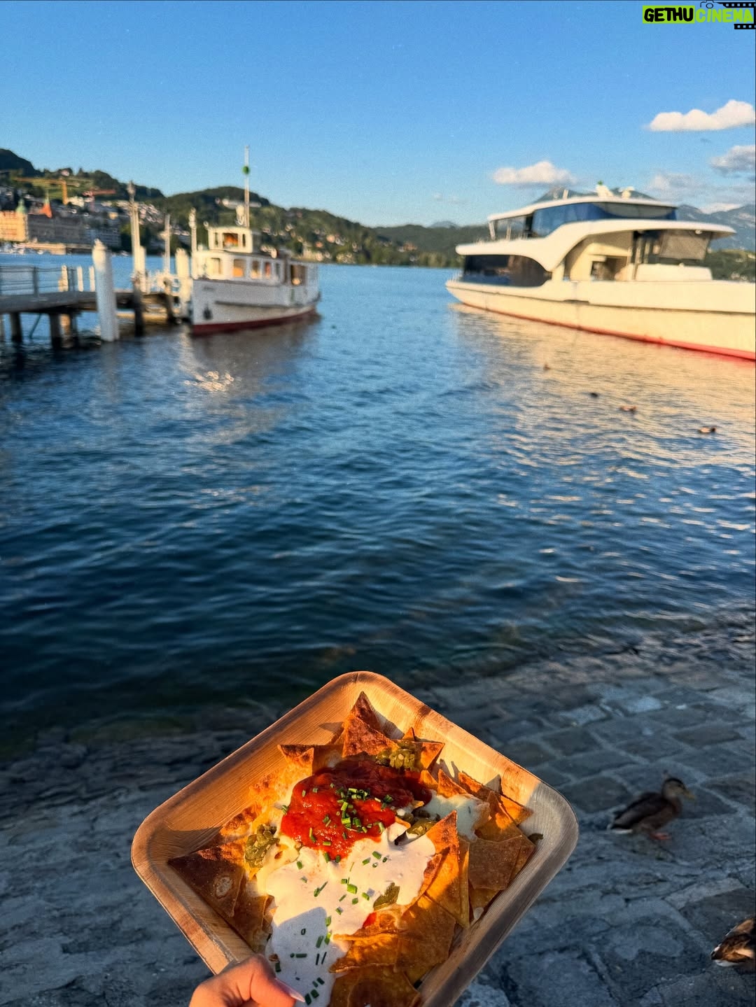Somya Gupta - 44.7K Likes - 2 hours of Lake Lucern🚂
From barely knowing each other to becoming inseparable — this trip gave us the sweetest surprise in the form of an unexpected friendship. On our last day, we took a train and a ferry, shared some great food, and just sat by the lake giggling away. Grateful for days like these✨