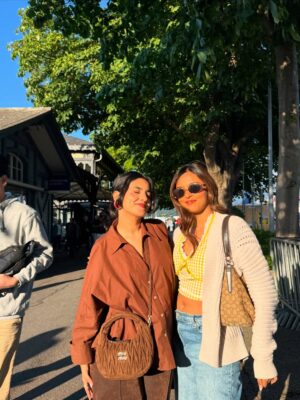 Somya Gupta Instagram - 2 hours of Lake Lucern🚂
From barely knowing each other to becoming inseparable — this trip gave us the sweetest surprise in the form of an unexpected friendship. On our last day, we took a train and a ferry, shared some great food, and just sat by the lake giggling away. Grateful for days like these✨