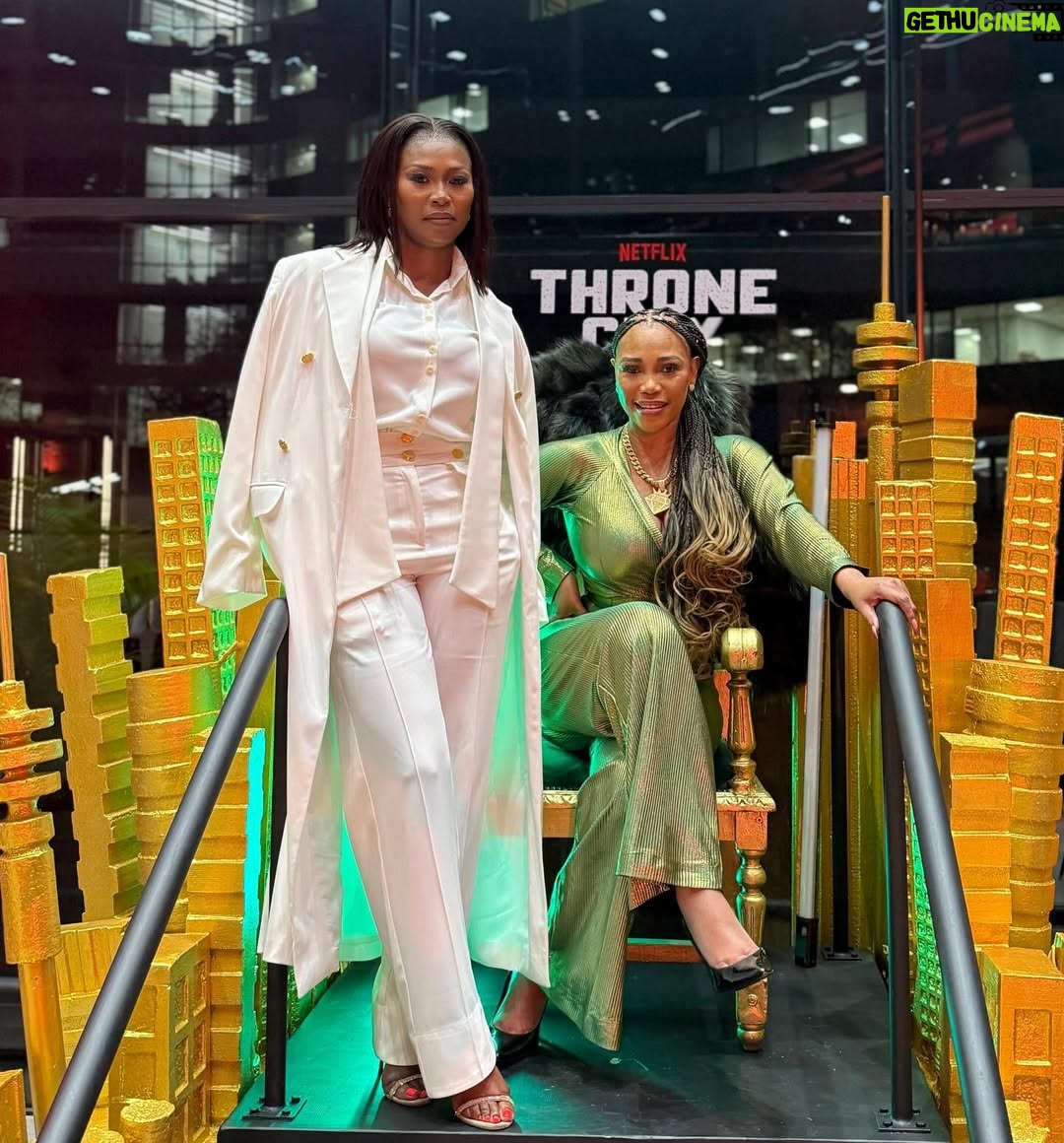 Sonia Mbele - 13K Likes - @connie_ferguson Miss Connie I know we have our random talks…but there was NOTHING RANDOM about our discussing the 3rd Season of #kingsofjoburg it is scary good…and after binge watching tonight I’m like whatt 😳 you did it my sister, and I’m sure your Guardian Angel is looking on with pride 👏🏽 @clintonthebrink I thought I knew you…from playing friends and roomies on generations to this df!!!
#bravo 
#welldone 
#kingsofjoburg 
#netflix 
#gamechanger 
#bingewatch