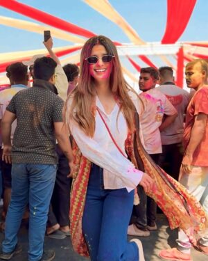 Soniya Official Instagram - Wishing a happy HOLi my insta family 🎨❤️🙌🏻
#instagood #explore #photo #holi