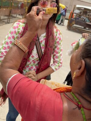 Soniya Official Instagram - Har har Mahadev 📿🌸❤️
#photo #instagood #explor #ujjain