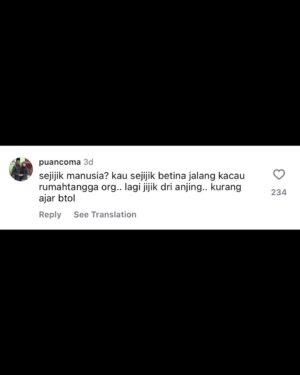 Sophia Albarakbah Instagram - I know some people are asking, why did I make a police report?
Bitter? Gila publisiti? Tegakkan benang yang basah? NO!
Sebab cyberbullying & sexual harassment bukan perkara main-main. It’s not a joke. It’s not “just comments”.

I’ve been receiving thousands of messages and comments, fitnah, lucah, hinaan, ugutan… you name it. Some may think it’s small but to me, these words cut deep. They hurt, they affect my emotions, and they damage my dignity as a woman and as a human being.

I’m sharing here some screenshots of the comments and DMs I received. This is only a small part of it, there are many more that are far worse. I’m not sharing to shame anyone, but to show the reality of what happens online. This is why I took action. Because diam takkan ubah apa-apa.

This police report is not about revenge. It’s about protection for my safety, my dignity, and to send a clear message that women have the right to be protected under the law.

To everyone who has been through the same thing, you are not alone. And to those still spreading hate, remember that your words can leave scars that never heal.