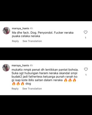 Sophia Albarakbah Instagram - I know some people are asking, why did I make a police report?
Bitter? Gila publisiti? Tegakkan benang yang basah? NO!
Sebab cyberbullying & sexual harassment bukan perkara main-main. It’s not a joke. It’s not “just comments”.

I’ve been receiving thousands of messages and comments, fitnah, lucah, hinaan, ugutan… you name it. Some may think it’s small but to me, these words cut deep. They hurt, they affect my emotions, and they damage my dignity as a woman and as a human being.

I’m sharing here some screenshots of the comments and DMs I received. This is only a small part of it, there are many more that are far worse. I’m not sharing to shame anyone, but to show the reality of what happens online. This is why I took action. Because diam takkan ubah apa-apa.

This police report is not about revenge. It’s about protection for my safety, my dignity, and to send a clear message that women have the right to be protected under the law.

To everyone who has been through the same thing, you are not alone. And to those still spreading hate, remember that your words can leave scars that never heal.
