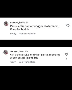 Sophia Albarakbah Instagram - I know some people are asking, why did I make a police report?
Bitter? Gila publisiti? Tegakkan benang yang basah? NO!
Sebab cyberbullying & sexual harassment bukan perkara main-main. It’s not a joke. It’s not “just comments”.

I’ve been receiving thousands of messages and comments, fitnah, lucah, hinaan, ugutan… you name it. Some may think it’s small but to me, these words cut deep. They hurt, they affect my emotions, and they damage my dignity as a woman and as a human being.

I’m sharing here some screenshots of the comments and DMs I received. This is only a small part of it, there are many more that are far worse. I’m not sharing to shame anyone, but to show the reality of what happens online. This is why I took action. Because diam takkan ubah apa-apa.

This police report is not about revenge. It’s about protection for my safety, my dignity, and to send a clear message that women have the right to be protected under the law.

To everyone who has been through the same thing, you are not alone. And to those still spreading hate, remember that your words can leave scars that never heal.
