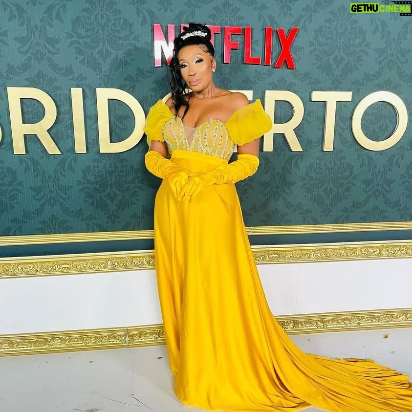 Sophie Ndaba - 37.8K Likes - Her Majesty the "King Sophie", has the pleasure of sharing her weekend moments for an invitation honoured in celebration of the #netflixsa @bridgertonnetflix 
#bridgertonseason3 premiere👑

Thank you to her Royal glam fam for always uderstanding the Royal Brief...👑

👗@otiz_seflo
💄👑 @mm_exotic_salon
📸@mfana_ka_maluleke