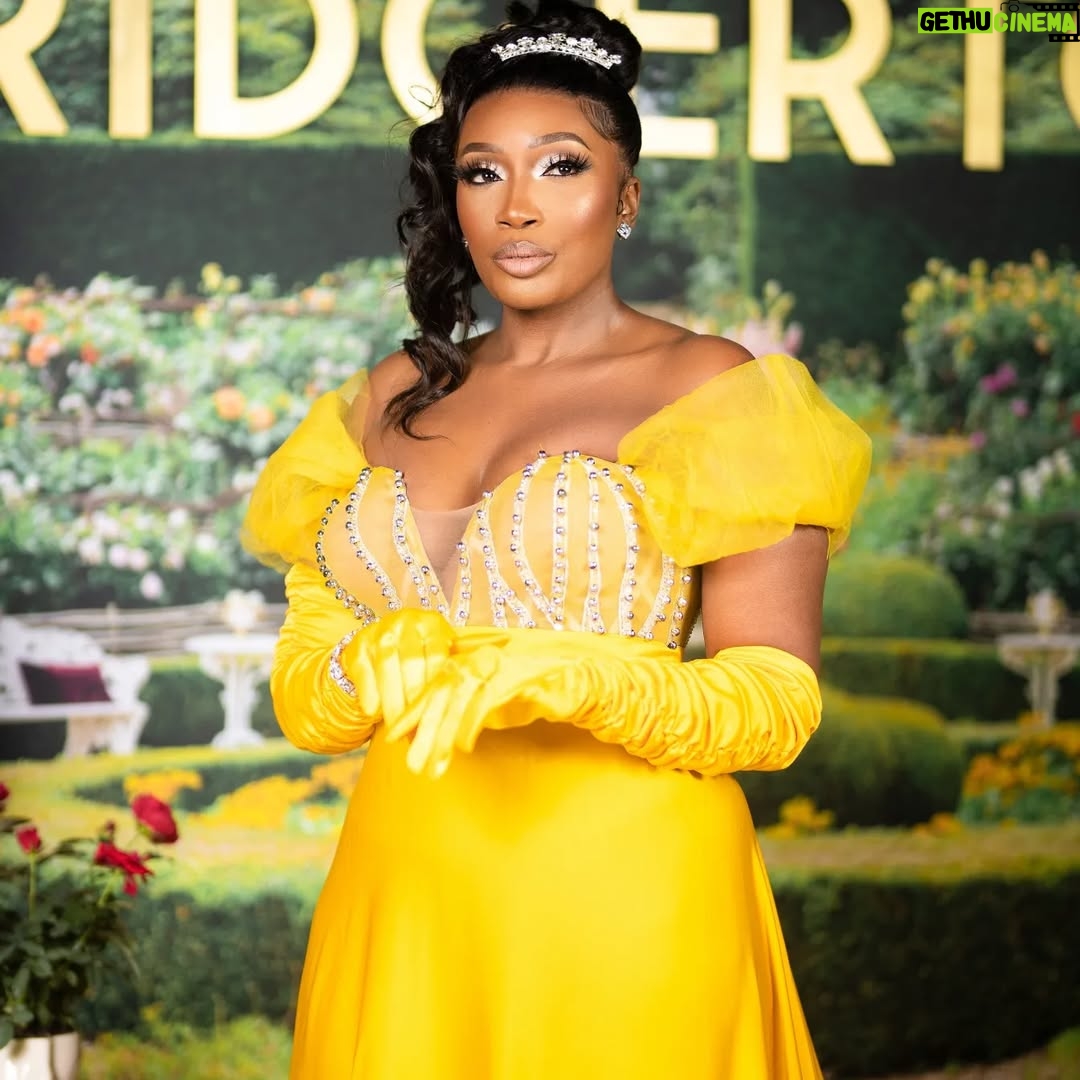 Sophie Ndaba - 37.8K Likes - Her Majesty the "King Sophie", has the pleasure of sharing her weekend moments for an invitation honoured in celebration of the #netflixsa @bridgertonnetflix 
#bridgertonseason3 premiere👑

Thank you to her Royal glam fam for always uderstanding the Royal Brief...👑

👗@otiz_seflo
💄👑 @mm_exotic_salon
📸@mfana_ka_maluleke