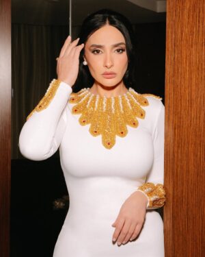 Souhir Ben Amara Instagram - @souhir_ben_amara in a Malek Gheni gown to host the closing ceremony of the @jcctunisieofficial ✨
@wissem.yahyaoui.5
@ashkhmiri