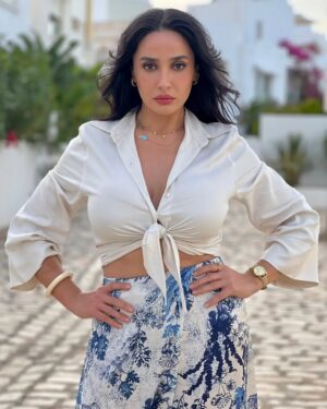 Souhir Ben Amara Instagram - In the mood for love 🤍
📸@belha_dgh
👗@dolcemente__