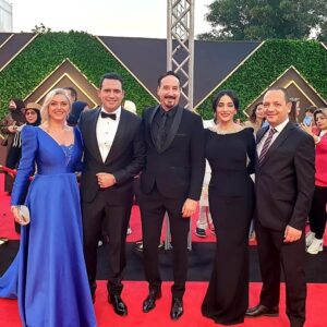 Souhir Ben Amara Instagram - Closing ceremony @redseafilm
@nejibbelkadhi @dhaferlabidine @imedmarzouk
Styliste @fatmabouchibabridal