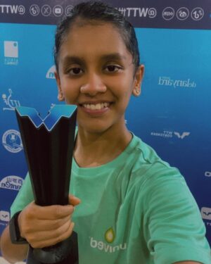Sreeja Akula Instagram - Nigeria has always been special for me and today it has become even more special.
Glad to have played the finals here, not the result I wanted but onto the next one💪
A big thanks to my team and coach @somnathghoshtt, @media.iccsai, @tabletennisfederationofindia, @reservebankofindia, @meraki_connect, @gosportsvoices, @seshagiri_mandava, @hirakpt, and @univedsports