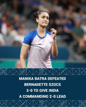 Sreeja Akula Instagram - 🇮🇳 One year ago at #Paris2024...
Team India's women stunned fourth-seeded Romania 3-2 in their Olympic debut! From Archana & Sreeja's doubles dominance to Manika's heroic performance - what a win to secure a place in the quarterfinals.
In their maiden Olympic team appearance, they proved dreams can become reality. Swipe to relive every thrilling moment! ➡️
Proud moment for Indian table tennis! 🏓✨
#Paris2024 #Olympic #TableTennis