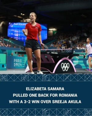 Sreeja Akula Instagram - 🇮🇳 One year ago at #Paris2024...
Team India's women stunned fourth-seeded Romania 3-2 in their Olympic debut! From Archana & Sreeja's doubles dominance to Manika's heroic performance - what a win to secure a place in the quarterfinals.
In their maiden Olympic team appearance, they proved dreams can become reality. Swipe to relive every thrilling moment! ➡️
Proud moment for Indian table tennis! 🏓✨
#Paris2024 #Olympic #TableTennis