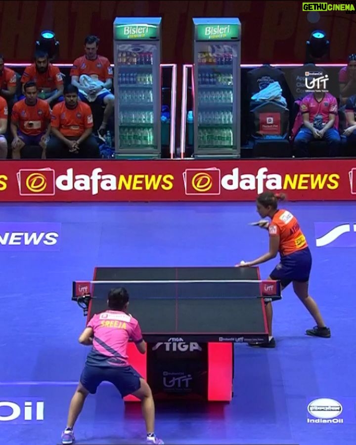 Sreeja Akula - 2.6K Likes - Undefeated. Undeterred. Unshakable 🔥🎯

Will @sreejaakula31's unbeaten streak in the singles continue tonight? 👀

📺 Live on JioHotstar and the Star Sports network.
🎫 Tickets on BookMyShow.com
🔗 in bio

#UTT #UTTSeason6 #UltimateTableTennis