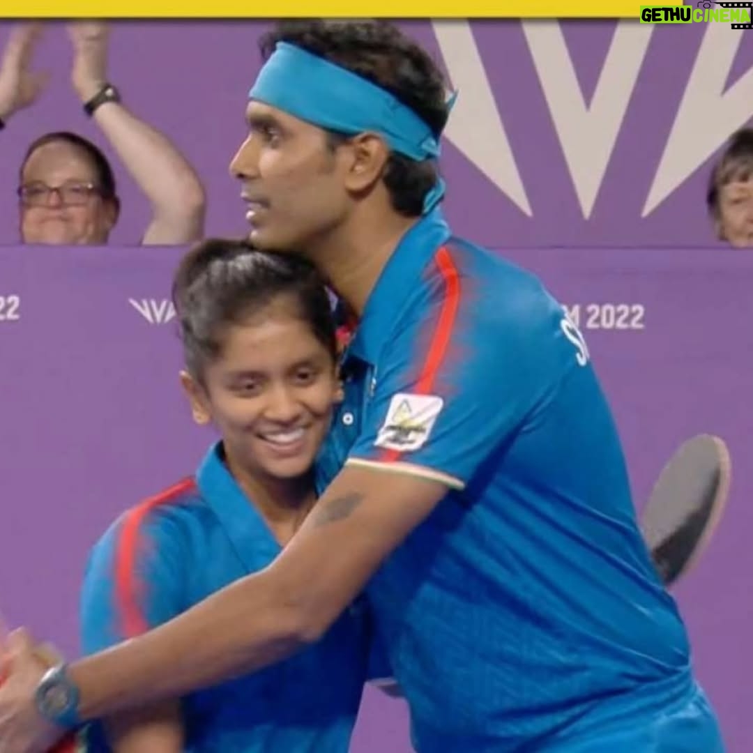 Sreeja Akula - 5.2K Likes - '"A legend bids farewell! 🏓✨ Sharath Kamal, the icon of Indian table tennis, is set to retire after WTT Star Contender Chennai this March. It was an honor to share the court with him. Winning the 2022 Commonwealth Games gold medal with him is the most cherished moment of my career! 🥇

@sharathkamal anna, your guidance and partnership meant the world to me. I’ll truly miss playing alongside you, but I know your wisdom will continue to inspire us all. Hope to see you mentoring the next generation of champions! 🙌🔥 #LegendForever #SharathKamal #TableTennis #ThankYouChampion"**