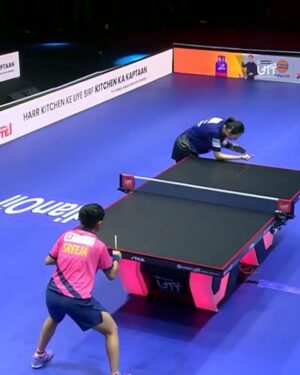 Sreeja Akula Instagram - Undefeated. Undeterred. Unshakable 🔥🎯

Will @sreejaakula31's unbeaten streak in the singles continue tonight? 👀

📺 Live on JioHotstar and the Star Sports network.
🎫 Tickets on BookMyShow.com
🔗 in bio

#UTT #UTTSeason6 #UltimateTableTennis
