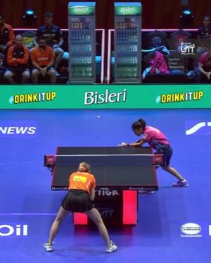 Sreeja Akula Instagram - Undefeated. Undeterred. Unshakable 🔥🎯

Will @sreejaakula31's unbeaten streak in the singles continue tonight? 👀

📺 Live on JioHotstar and the Star Sports network.
🎫 Tickets on BookMyShow.com
🔗 in bio

#UTT #UTTSeason6 #UltimateTableTennis