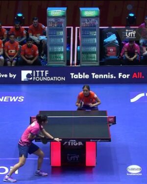 Sreeja Akula Instagram - Undefeated. Undeterred. Unshakable 🔥🎯

Will @sreejaakula31's unbeaten streak in the singles continue tonight? 👀

📺 Live on JioHotstar and the Star Sports network.
🎫 Tickets on BookMyShow.com
🔗 in bio

#UTT #UTTSeason6 #UltimateTableTennis