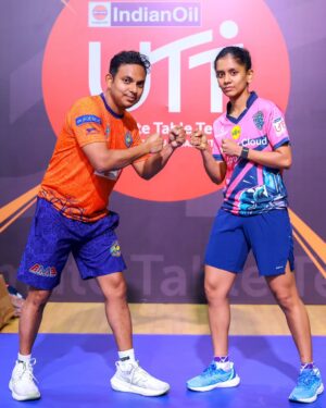 Sreeja Akula Instagram - Student vs Master 🔥🍿
@sreejaakula31 and @somnathghoshtt shared their thoughts on facing each other 🗣️😅
📺 Live on JioHotstar and the Star Sports network.
🎫 Tickets on BookMyShow.com
#UTT #UTTSeason6 #UltimateTableTennis