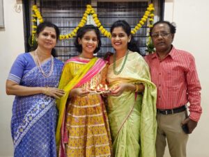 Sreeja Akula Instagram - Celebrated Diwali with my entire family before I leave for my next tournament in Germany🏓
Happy Diwali everyone! 🪔 💫🌟🫶🏼