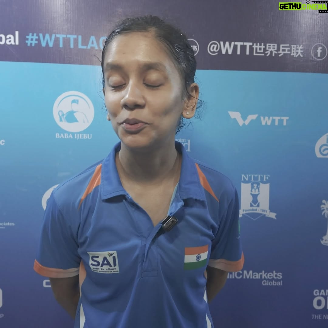 Sreeja Akula - 2.8K Likes - A sign of relief as Sreeja Akula progresses into the final.

The defending champion dug deep to edge past France’s Prithika Pavade in a gripping 3–2 semifinal and will now face Honoka HASHIMOTO in the final at the WTT Contender Lagos 2025