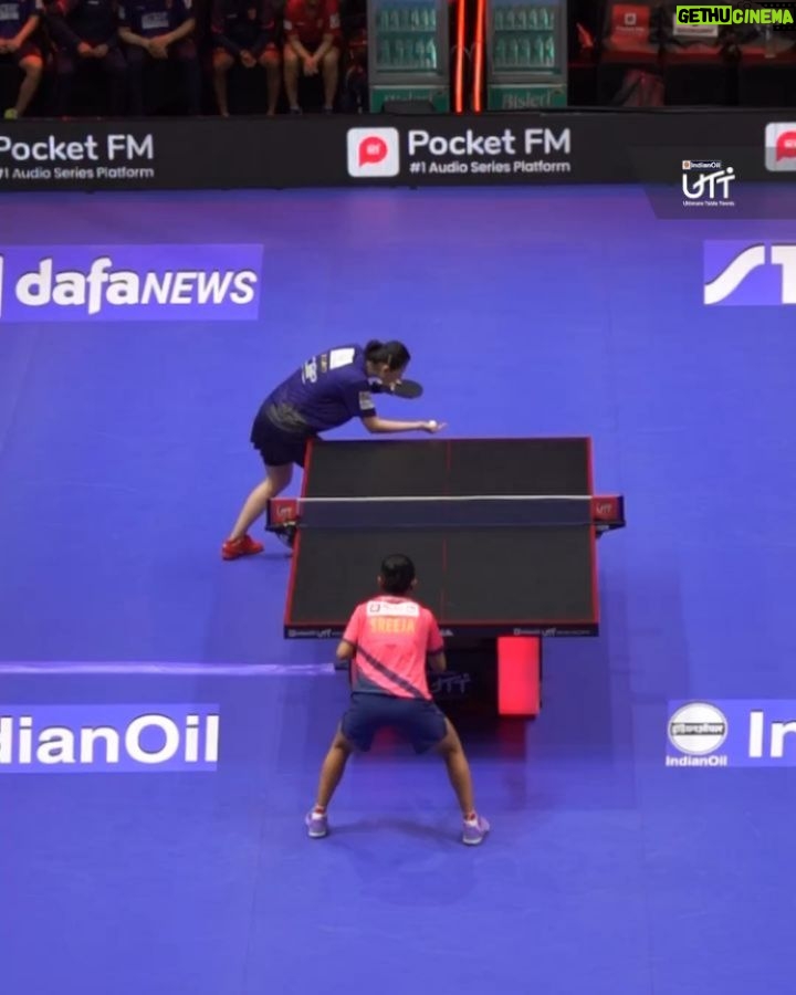 Sreeja Akula - 1.8K Likes - Comes back to take the match with a golden point 👏🏻🫡

📺 Watch LIVE on @jiohotstar & @starsportsindia 🔗 

#UTT #UTTSeason6 #UltimateTableTennis