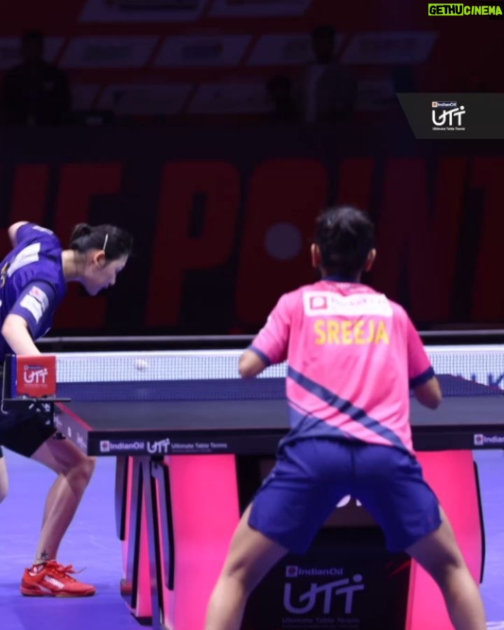 Sreeja Akula - 1.8K Likes - Comes back to take the match with a golden point 👏🏻🫡

📺 Watch LIVE on @jiohotstar & @starsportsindia 🔗 

#UTT #UTTSeason6 #UltimateTableTennis