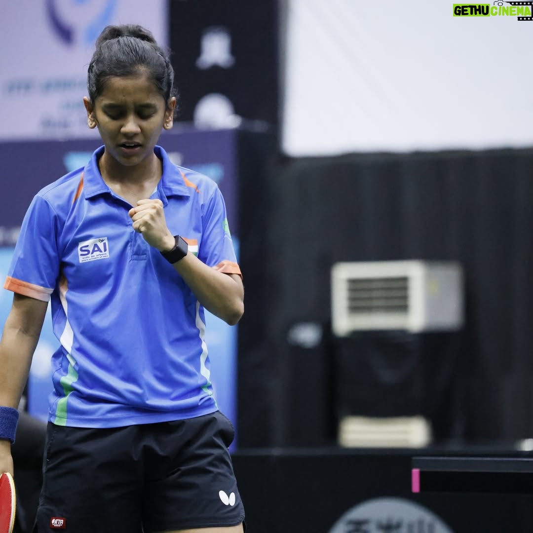 Sreeja Akula - 2.8K Likes - A sign of relief as Sreeja Akula progresses into the final.

The defending champion dug deep to edge past France’s Prithika Pavade in a gripping 3–2 semifinal and will now face Honoka HASHIMOTO in the final at the WTT Contender Lagos 2025