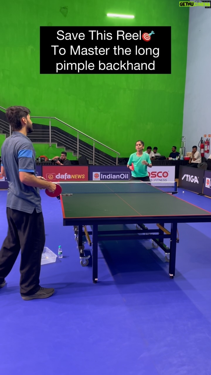 Sreeja Akula - 2.2K Likes - 🚀 Mastering the long pips attack! 🏓
Sreeja Akula shows how to turn backspin pushes into power shots 🔥

We broke it down into 5 simple levels:
⚡ Level 1 – 20% speed
⚡ Level 2 – 40%
⚡ Level 3 – 60%
⚡ Level 4 – 80%
⚡ Level 5 – 100% full power 💯

👉 The secret? Start slow, build control, and finish strong!
Perfect way to learn how to dominate with long pips 💪
#TableTennis #LongPips #SpartansTableTennis #TTTraining #TableTennisIndia #PingPongSkills #utt #ultimatetabletennis #BackspinAttack #PipsPower #TTReels #tabletennislife