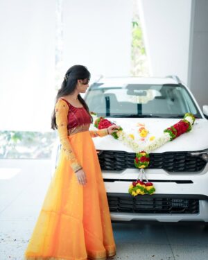 Srushti Ambavale Instagram - Today, I am overwhelmed with emotions as I share the news of buying my first car. This milestone is not just about the car itself, but it symbolizes the unwavering support and love I have received from everyone around me. To my family, who have been my pillars of strength, your encouragement and belief in me have made this dream a reality. To my friends and supporters, your constant cheer and positivity have fueled my journey. I am filled with immense gratitude and love for each one of you. Thank you for being a part of this incredible journey and for always standing by my side. This car is as much yours as it is mine, and I look forward to creating countless memories together.❤️🧿 #newcar #car #instagood #instagram #foryou #blessing