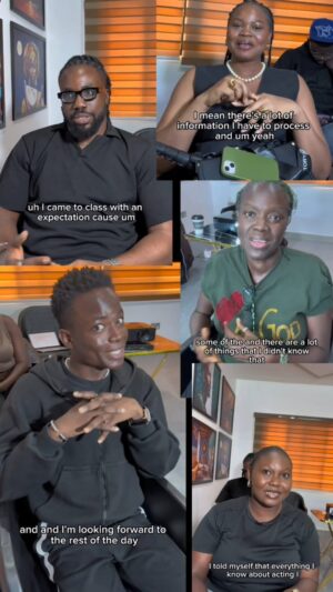 Stella Damasus Instagram - Hear what our students had to say about their very first day at An Actors Playhouse Academy☺️