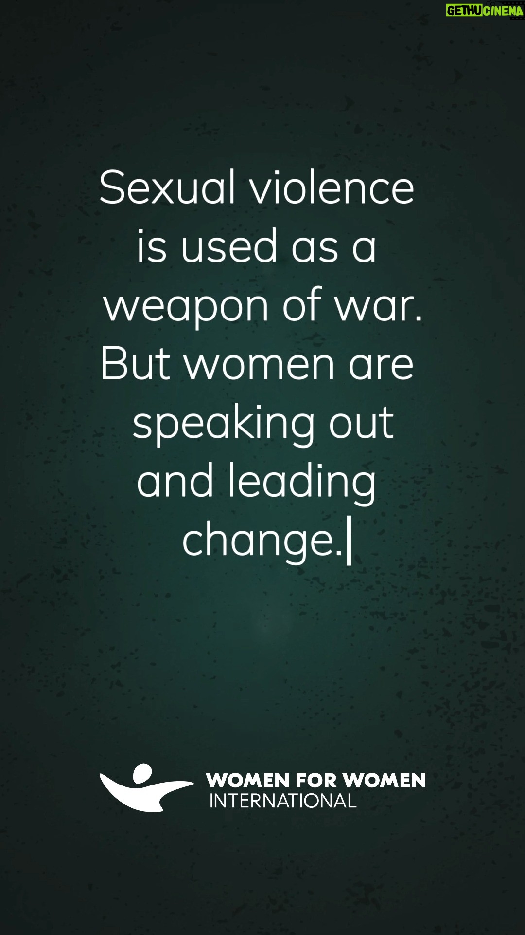 Stella Damasus - 327 Likes - Sexual violence is a weapon of war — but women are fighting back.

Trainers from our Stronger Women, Stronger Nations program are leading community-based responses to end conflict-related sexual violence.

They create safe spaces.
Raise awareness in schools and on the radio.
Help women understand their rights and seek support.

Change begins within communities — led by women who dare to act. Stand with them. Learn more at womenforwomen.org (link in bio).