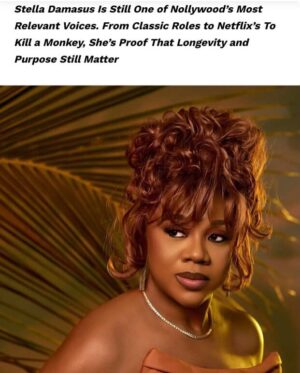 Stella Damasus Instagram - It’s not very often that I feel TRULY seen, understood and appreciated. Thank you @ranksafrica for this beautiful article. To think that this was out of the blue … wow. God bless you. #RanksAfrica #StellaDamasus #Actor #Blessed