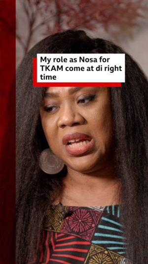 Stella Damasus Instagram - One of di star actors for ‘To kill a Monkey’ Stella Damasus siddon wit BBC News Pidgin.
Stella Damasus, wey play di role of Nosa for di Netflix hit film tok about di feem wey dey totori Nigerians.
She also use di opportunity to address some oda issues wey bloggers dey carry about her personal life and her plan now wey she don return to Nigeria.
Interviewer: @helenaoyibo
🎥 @daddygift
#tokillamonkey #nollywood #bbcnewspidgin