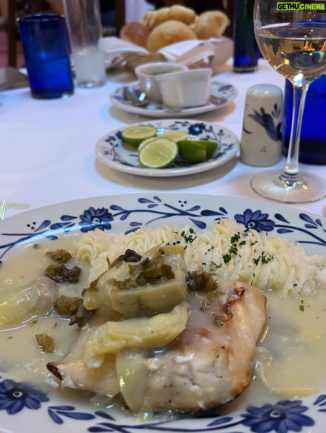 Stephanie Salas - 4.7K Likes - Es un must de verano en cdmx visitar el emblemático restaurante #sanangelinn 
“Una hacienda Colonial” que se inauguró en 1963, cuyo objetivo fué preservar la gastronomía Mexicana🇲🇽 
Adoro este emblematico spot… principalmente por que conserva el recuerdo familiar de mi abuela doña #silviapinal ⭐️ con quien vivimos los mejores momentos disfrutando de las delicias de su Mexico querido✨
Hoy en día pensando en ella✨ me gusta sentarme a la mesa y descorchar un buen vino blanco… empezar con una excelente ensalada Hacienda 🥗 y como plato fuerte, Robalo al vino con alcachofas.
@salas_chef 
#stephaniesalasphoto📷 
#stephaniesalas 
#mesonlouislatour
#mexico 
#sanangel 
#vinoblanco 
#buenamesa 
#gourmet