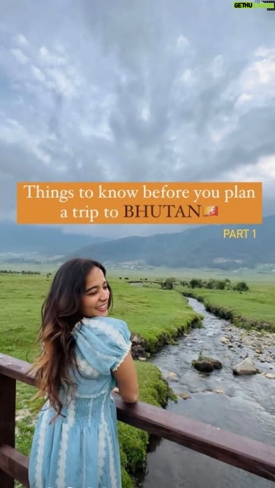 Suman Kothari - 9.4K Likes - Don’t miss out on these things as it’ll help you plan your bhutan trip much better..
- Best part bina passport koi achi country visit krni thi then this one needs to on your list I am telling you I don’t want to but I can’t stop comparing it to Swiss ! 
- Bhai currency ka koi issue hi nahi hai mast inr is accepted aisa lagega you’re spending in India only
- Phobjikha & Bhumtang make sure you have atleastone of them on your itinerary! 
- You need to pay Sdf only for the number of days you stay ( get the details from your tour operator) 
- Ohh by the way if you need a Bhutanese Tour operator then comment “ Tour details” & i’l send you mast sort hojauge.
- Solo travelling is not allowed in Bhutan toh tour vaalo ko bolna to put you in a group & once you enter bhutan you can just have a guide to yourself & start your solo trip  1 ke saath😜.

Part 2 coming up soon, so you can follow if you’re new to my page!🙇🏻Also, If you need any more details please feel free to comment below, hope you liked the video ! 
.
Tour operator details :
Dorji :‪  975 77453874
.
@tourismbhutan ❣️
.
Edited by : @gbghstudios 
Outfit : @a.la.modebyakanksha 
.
.
#thingstoknow#bhutan#trip#tour#travel#traveller#indian#itinerary