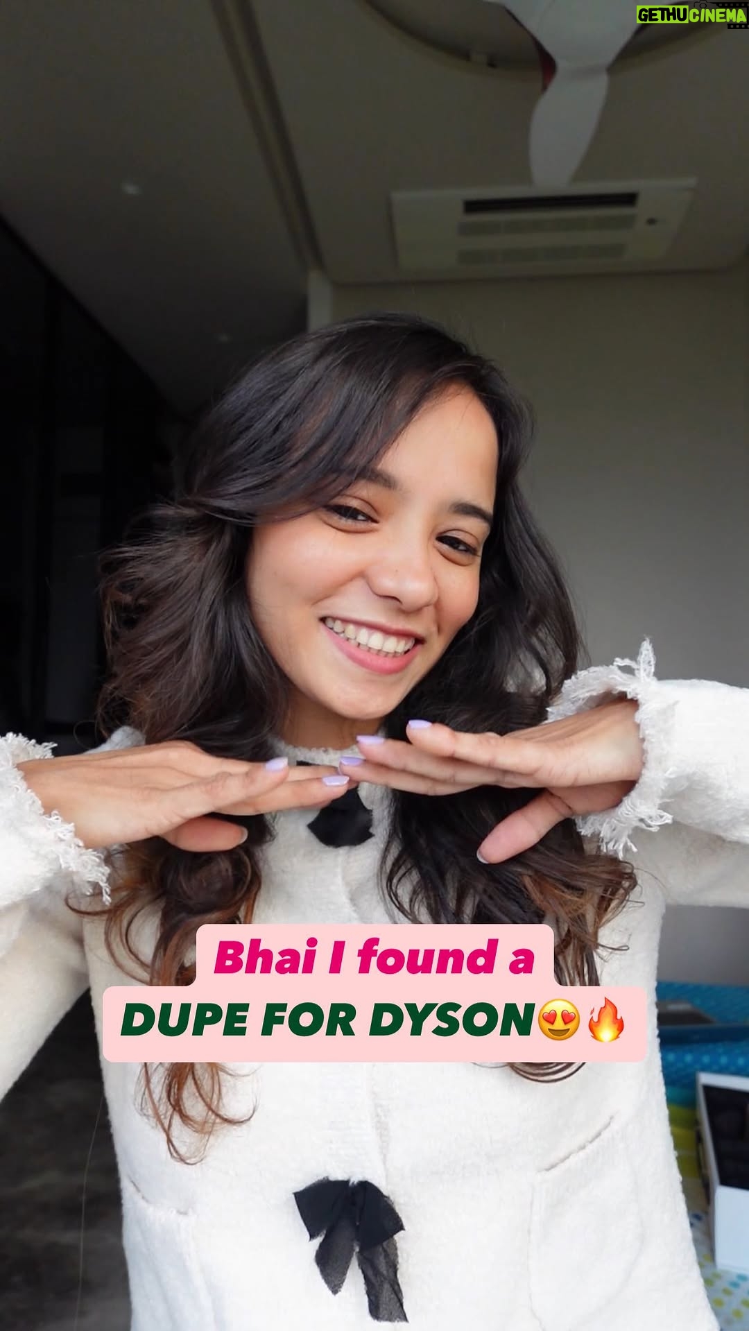 Suman Kothari - 8.7K Likes - Ohhh dudeee I am not even kidding I did not expect this one to be so good ! 
It’s legit a dupe for Dyson ( jo Dyson afford nahi kr sakta or Dyson jinhe worth it nahi lagta but you want something similar then definitely go for this) 

@protouchofficial good job! 
Comment down for link ✨