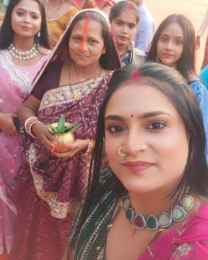 Suman Shah Instagram - Jai chhathi Maiya 🚩🙏🚩🥀