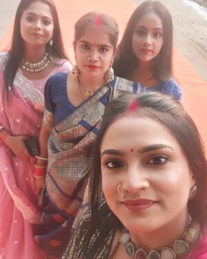 Suman Shah Instagram - Jai chhathi Maiya 🚩🙏🚩🥀
